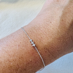 Bracelet "Léna" argent