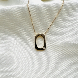 Collier 'Tom' oxyde