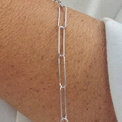 Bracelet "Gina" lisse argent petit modéle