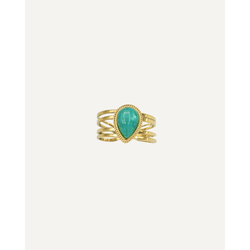 Ring "Alma" green