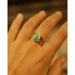 Ring "Alma" green