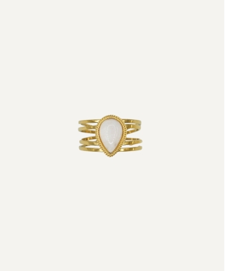 Ring "Alma" white