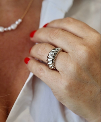 Bague "Claudie" argent