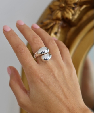 Bague "Oanell" argent