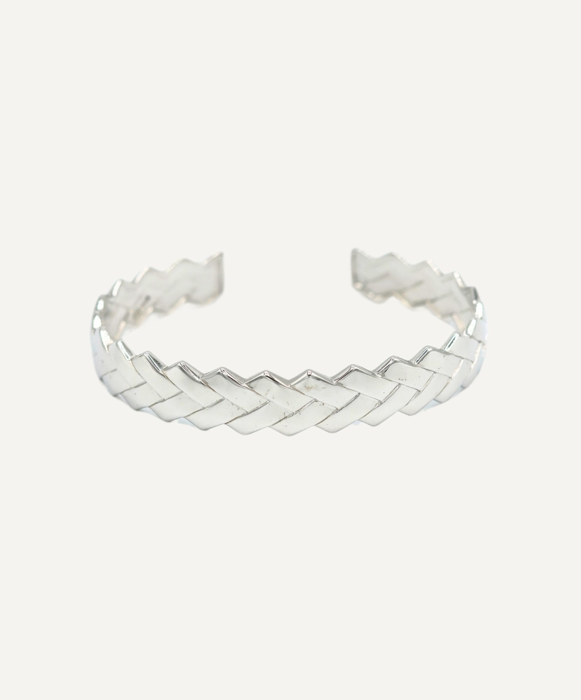 Bracelet jonc "Meredith" argent