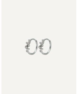 Boucles d'oreilles "Maya" argent