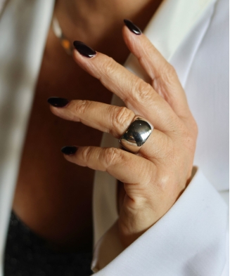 Bague "Emmanuelle" argent