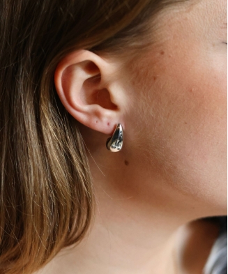 Boucles d'oreilles 'Louise' silver