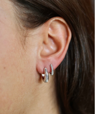 Boucles d'oreilles "Mia" argent