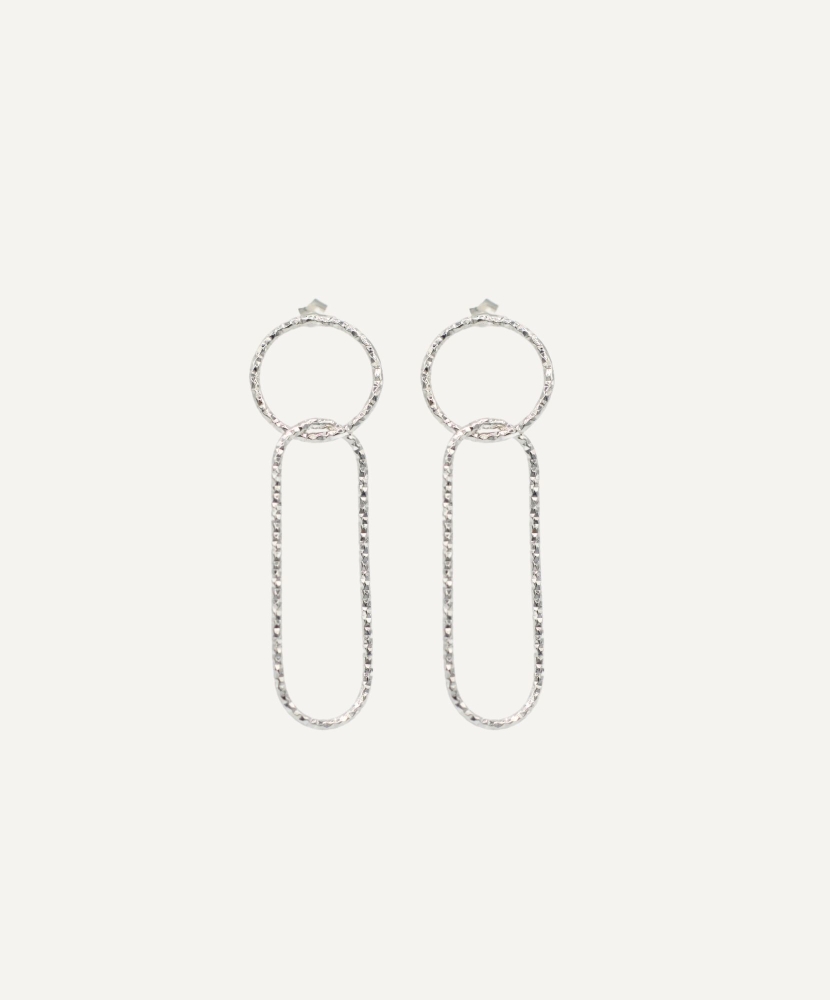 Boucles d'oreilles "Emy" argent