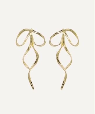 Boucles d'oreilles "Noémie" acier doré