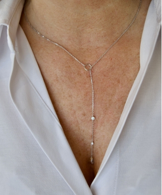 Chaine de dos "Zola" Argent