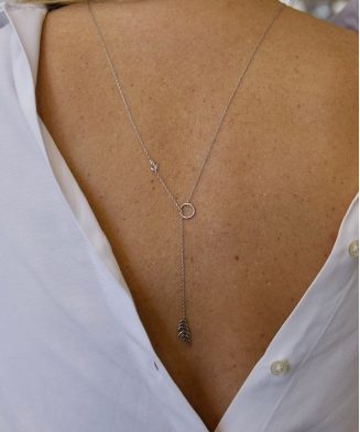 Chaine de dos "Julia" Argent