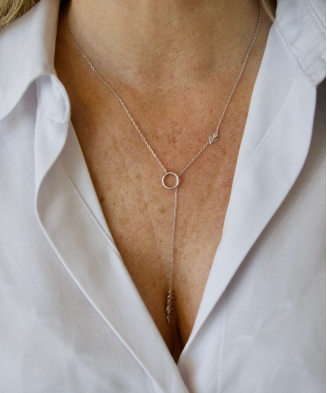 Chaine de dos "Julia" Argent