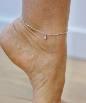 Chaine de cheville "Naely" argent