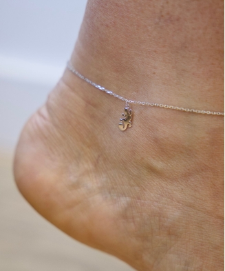 Chaine de cheville "Irina" argent