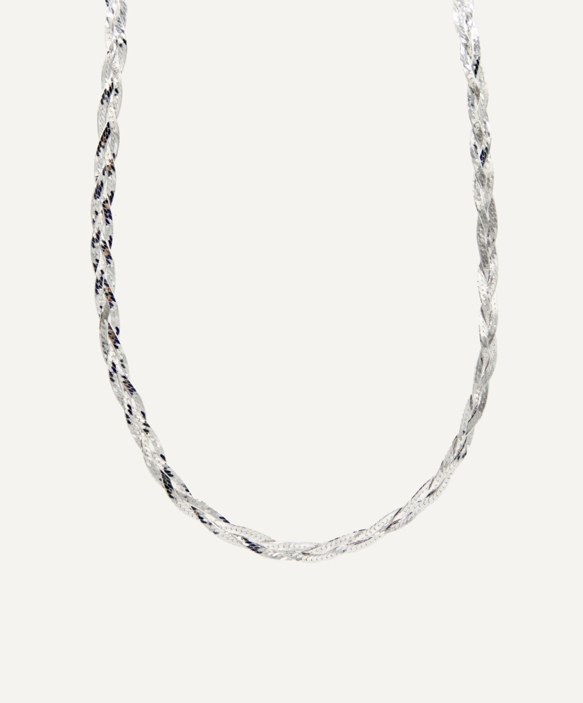 Collier "Josephine" argent