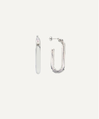 Boucles d'oreilles "Michelle" acier ou acier doré