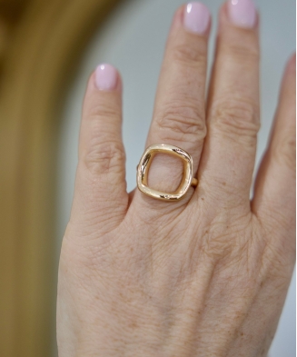 Bague "Paige" lisse