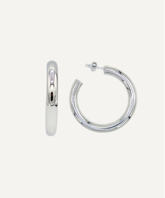 Boucles d'oreilles "Diane" acier ou acier doré