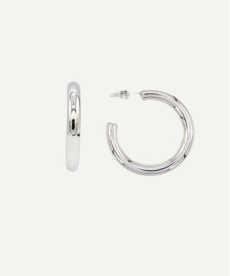 Boucles d'oreilles "Constance" acier ou acier doré