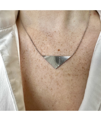 Collier "Clara" argent