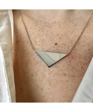 Collier "Clara" argent