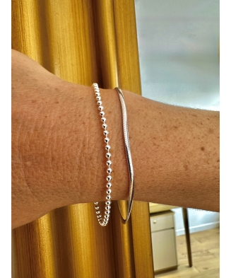 Bracelet "Gaïa" argent
