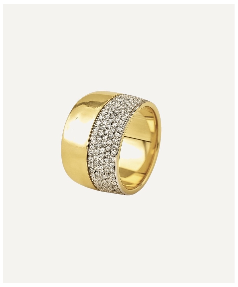 Bague "Emmanuelle" oxydes