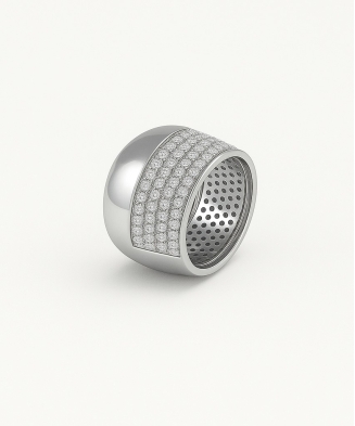 Bague "Emmanuelle" argent...
