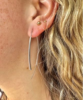 Boucles d'oreilles "Erika" argent