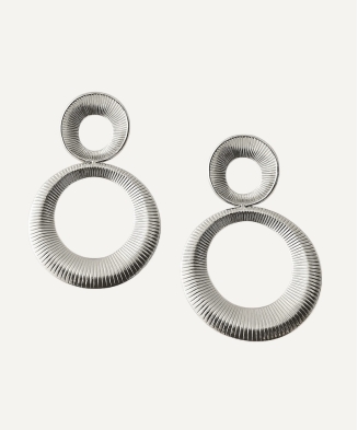Boucles d'oreilles "Marjolaine" acier ou acier doré