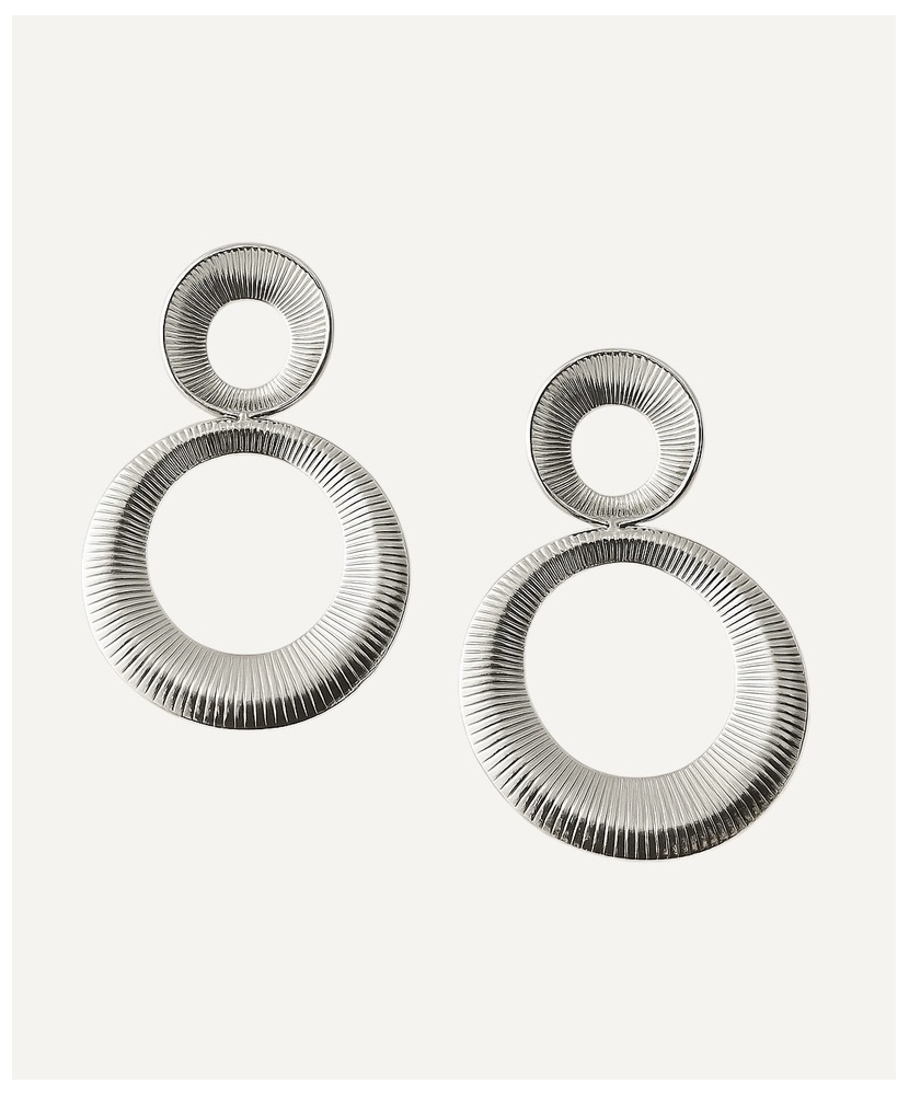 Boucles d'oreilles "Marjolaine" acier ou acier doré