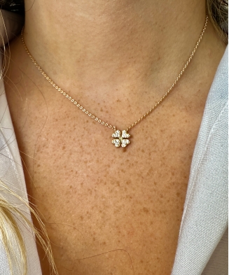 Collier "Amour" oxydes