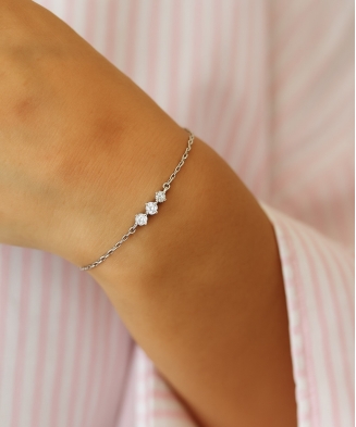 Bracelet "Léna" argent