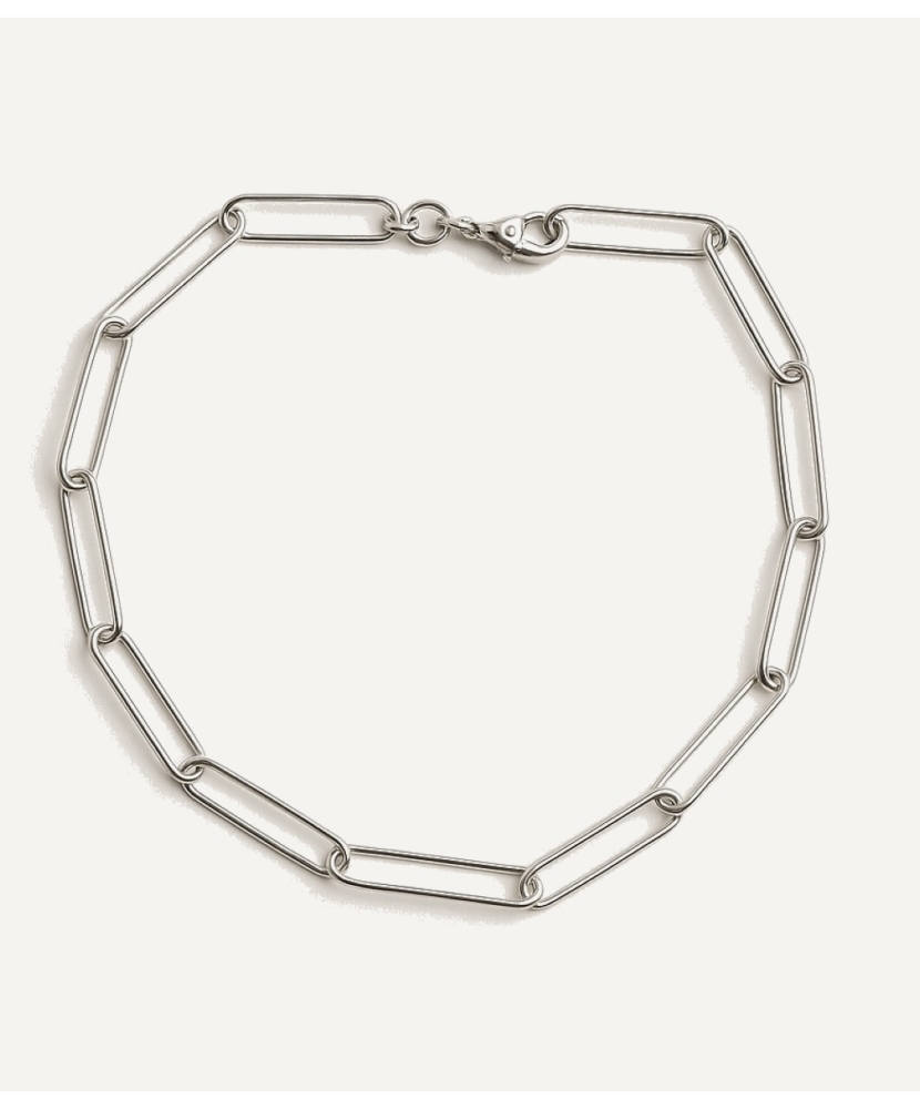 Bracelet "Gina" lisse argent petit modéle
