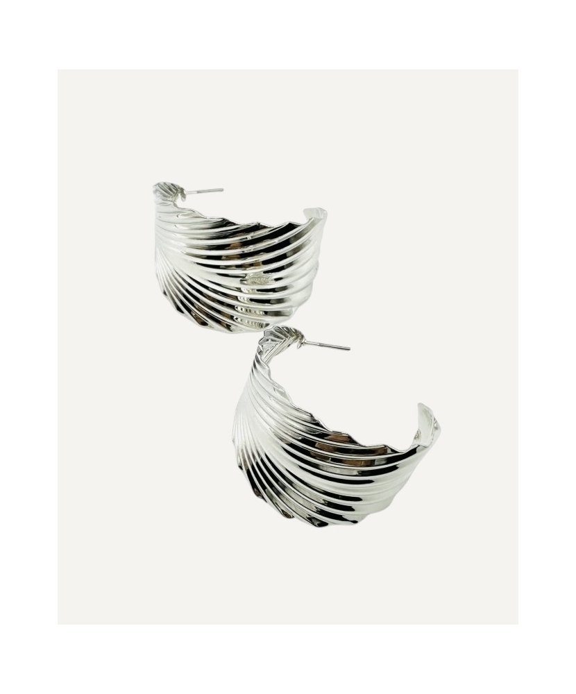 Boucles d'oreilles "Colombe" acier ou acier doré