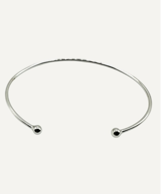 Bracelet jonc "Aline" argent