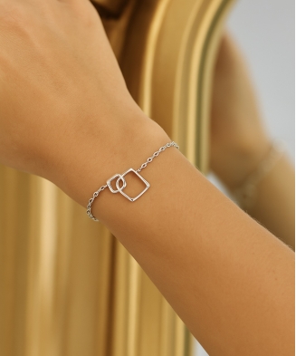 Bracelet "Karen" argent
