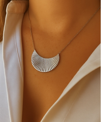 Collier "Jeanne" argent
