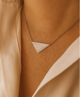Collier "Clara" argent