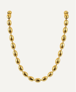 Collier "Kalinda" acier doré