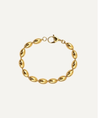 Bracelet "Kalinda" acier doré