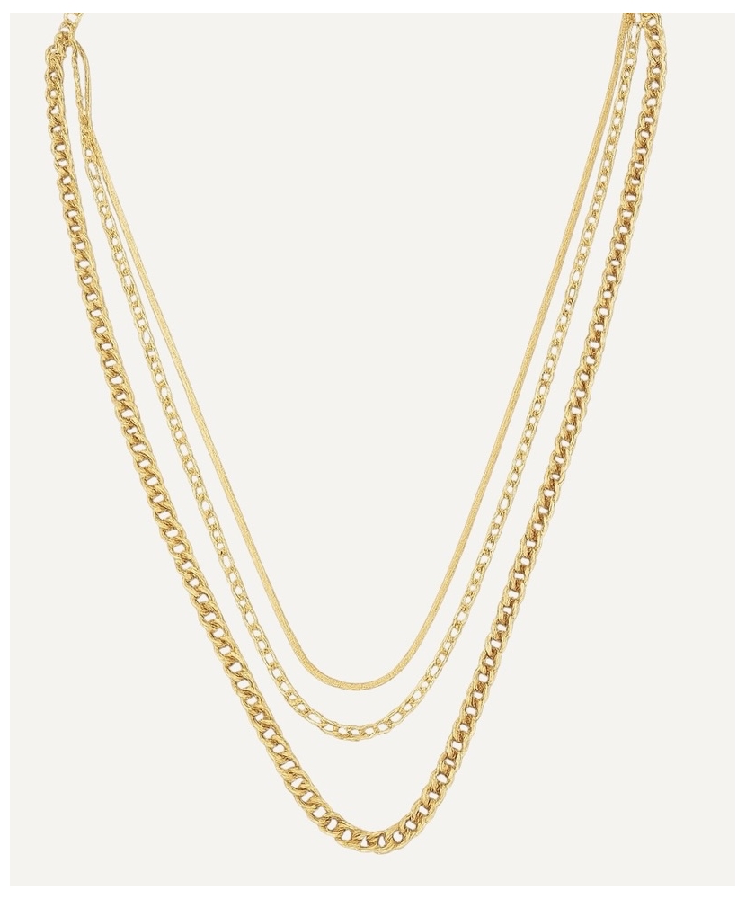 Collier "Shanyce" acier doré