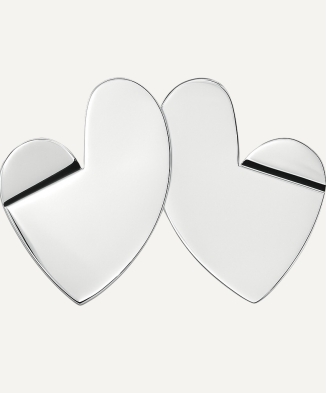 Boucles d'oreilles "Coeur" acier ou acier doré