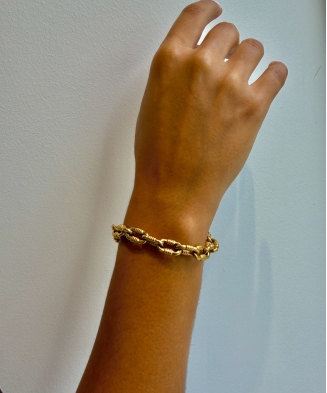 Bracelet "Francesca" acier ou acier doré