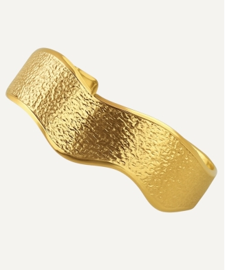 Bracelet "Agathe" acier doré