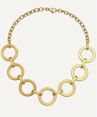 Collier "Mila" acier doré