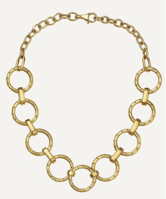 Collier "Mila" acier doré
