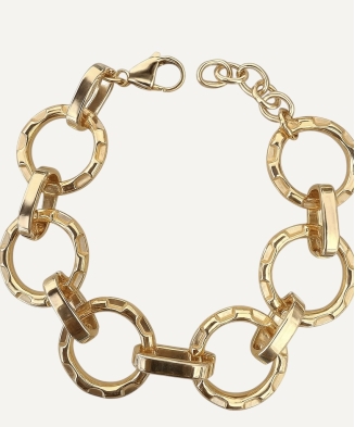 Bracelet "Mila" acier doré